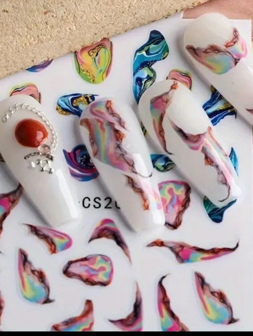 4 FOR $15  💕 Trendy Nail Art Transfer Stickers Decals